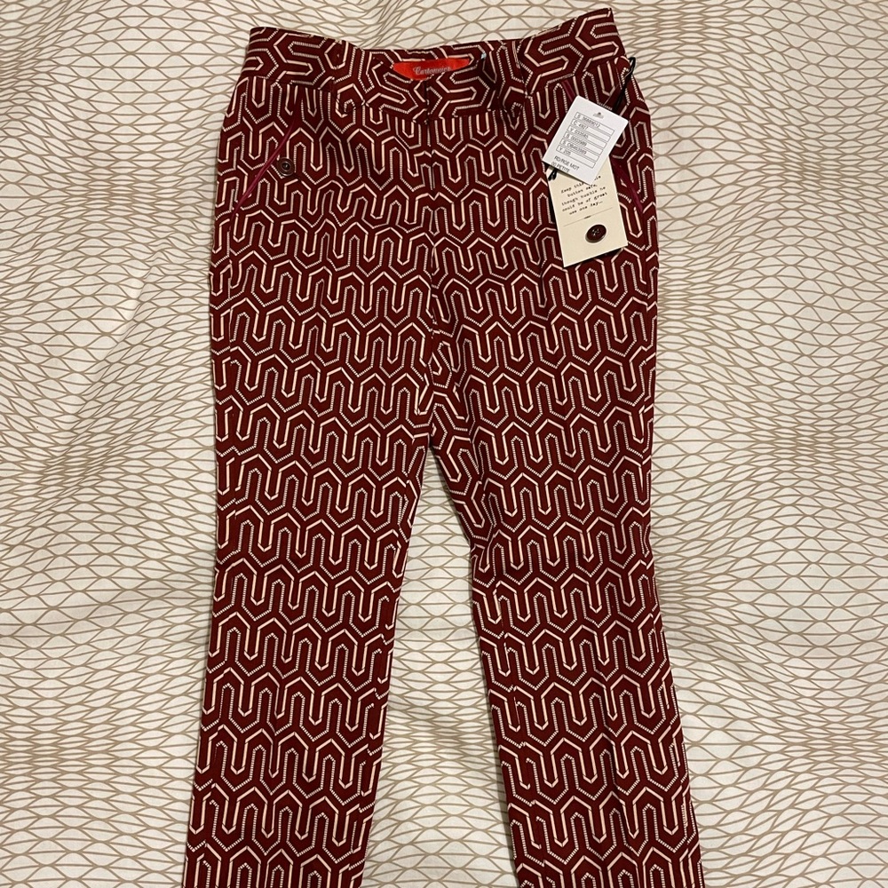 Anthropologie Cartonnier Geo print Pants 00P.